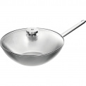 Steel Wok 30cm with Induction Lid - 1
