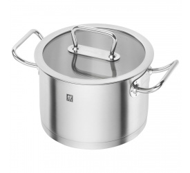 Garnek Pro 20cm 3,5l z pokrywką wysoki