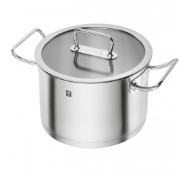 Garnek Pro 23,8cm 6,2l z pokrywką wysoki