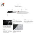 Nóż 7000D 13cm uniwersalny Shotoh - 3