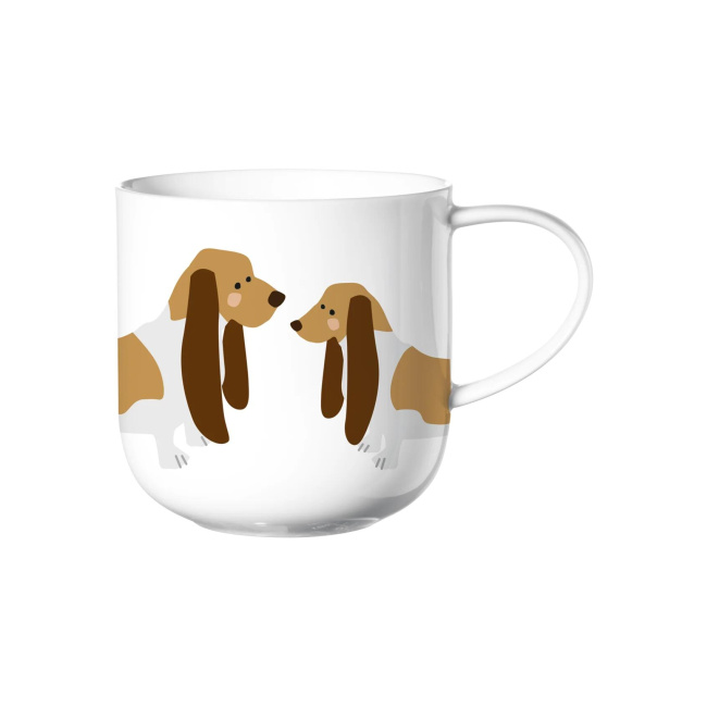 Kubek Coppa 400ml Basset Hound