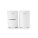 Set of 3 Renew Containers in White