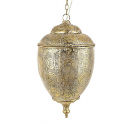 Lampa wisząca 40x22cm złota