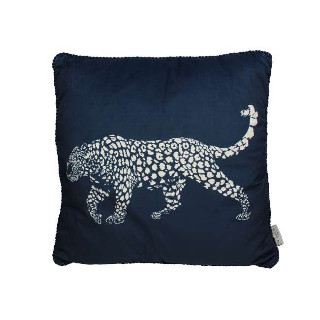 Poduszka Velvet Blue Leopard