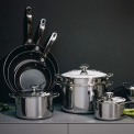 3-PLY Cookware Set - 8 Pieces - 12