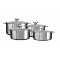3-PLY Cookware Set - 8 Pieces - 1