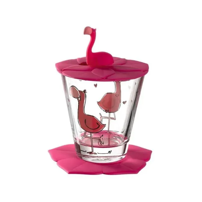 Szklanka Bambini 215ml Flaming + akcesoria