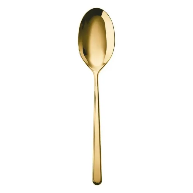 Łyżka Linear 23,5cm do sałaty gold