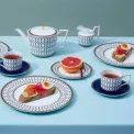 Set of 2 Renaissance Gold 250ml Tea Cups with Saucers - 3