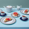 Set of 2 Renaissance Gold 250ml Tea Cups with Saucers - 6