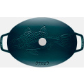 Brytfanna do ryb 32cm Ice-blue (II gatunek) - 2