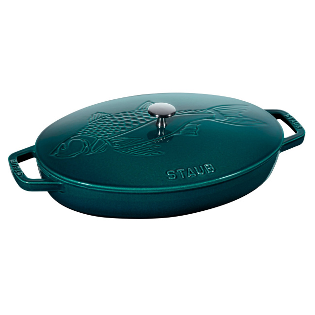 Brytfanna do ryb 32cm Ice-blue (II gatunek) - 1