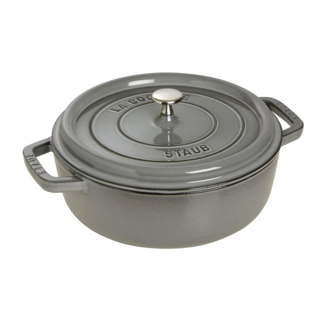 Garnek żeliwny Cocotte 28cm 5,7l grafitowy