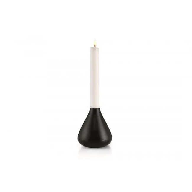 Drops Candle Holder 9.5cm Black
