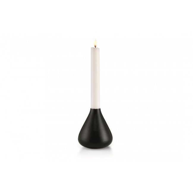 Drops Candle Holder 9.5cm Black - 1