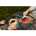 Crimson Jewel Wonderlust Cup with Saucer 180ml for Tea - 2