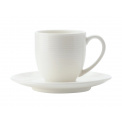 100ml Espresso Cup with Saucer - 1