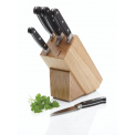 Set of 5 Knives in Wooden Block - 1
