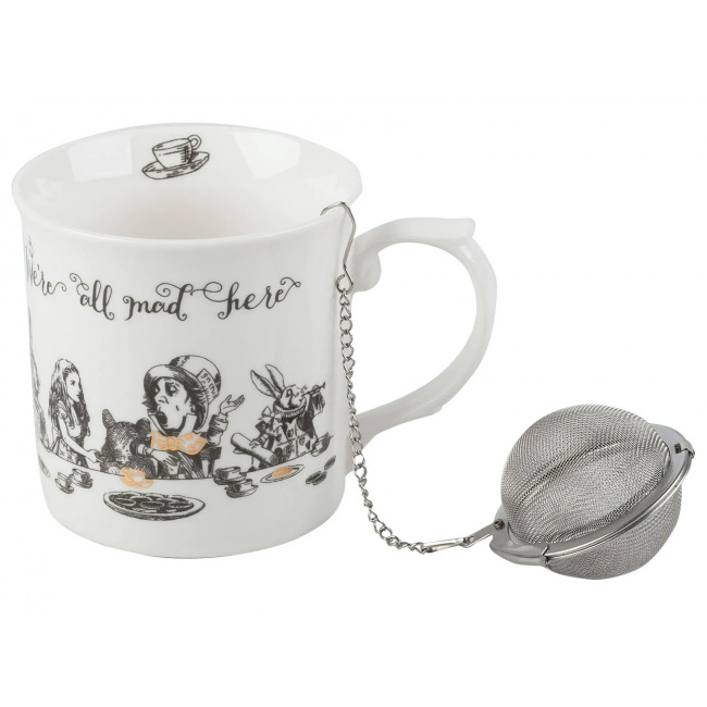 Alice in Wonderland Mug 300ml with Infuser - 1