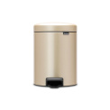 NewIcon 5L Metallic Gold Waste Bin