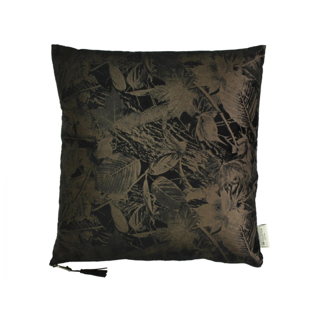 Black Leaves Cushion