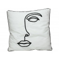 Velvet Face White II Cushion - 1
