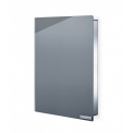 Gray Glass Magnetic Key Box - 1