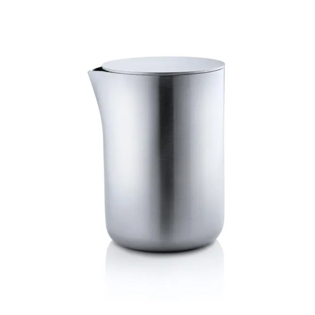 Mlecznik Basic 250ml z pokrywą stalową matowy