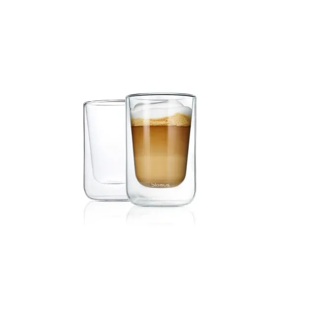 Zestaw 2 szklanek Nero 250ml do cappucino - 1