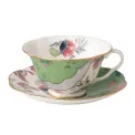 Butterfly Green Tea Cup with Saucer - 1