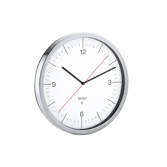 Crono Clock 24cm Radio Controlled White
