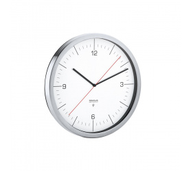 Zegar Crono 24cm sterowany radiem biały