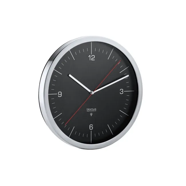 Crono Clock 24cm Radio Controlled Black