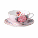 Cuckoo Pink Tea Cup with Saucer 180ml - 1
