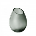 Drop Vase 16.5x12.5cm Smoke - 1