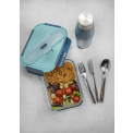Glass Lunchbox 900ml + Retro Cutlery - 2