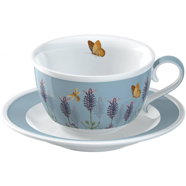 Coffee Cup with Saucer Kew Gardens Lavender 150ml for Coffee/Tea