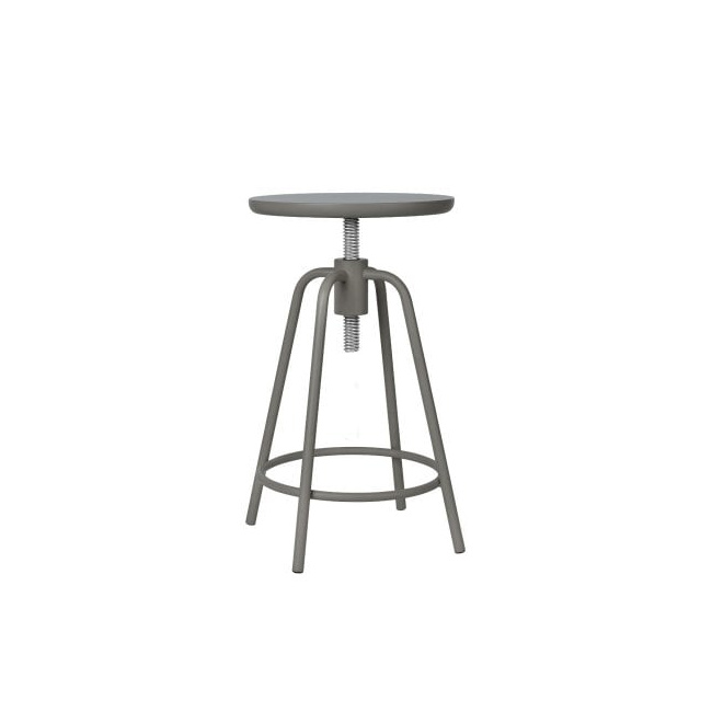 Taboret Around z regulacją wysokości Steel Grey - 1