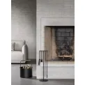 Ashi 3-Piece Fireplace Set Black - 2