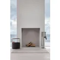 Ashi 3-Piece Fireplace Set Black - 5