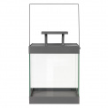 Latarnia Finca 30,5cm Steel gray - 1