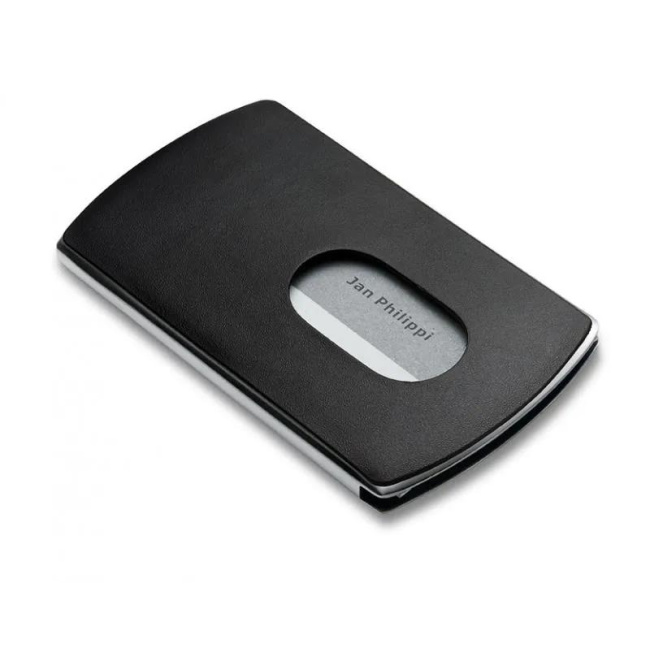 Nic Black Business Card Holder