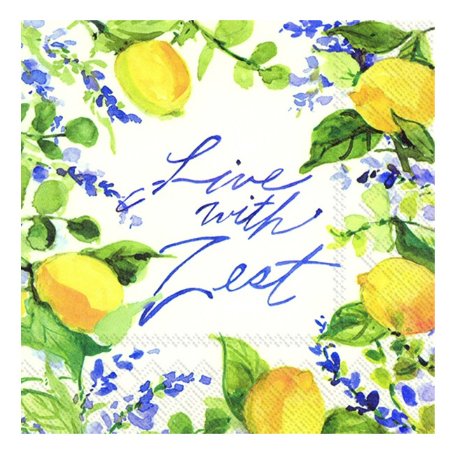 Serwetki 33x33cm Live with Zest 20szt.  - 1