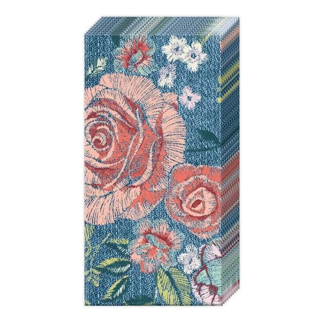 Denim Rose Tissues 21x21cm 10pcs.