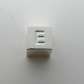 Cube Charm Letter E - 1