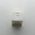 Cube Charm Letter F