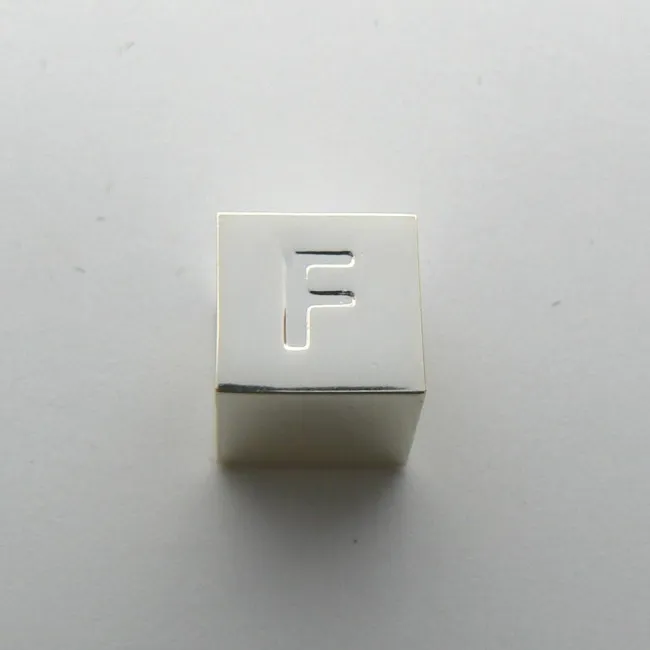 Cube Charm Letter F