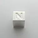 Cube Charm Letter N