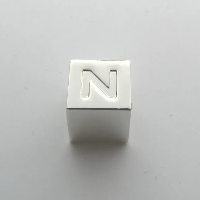 Cube Charm Letter N