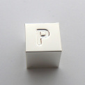 Cube Charm Letter P